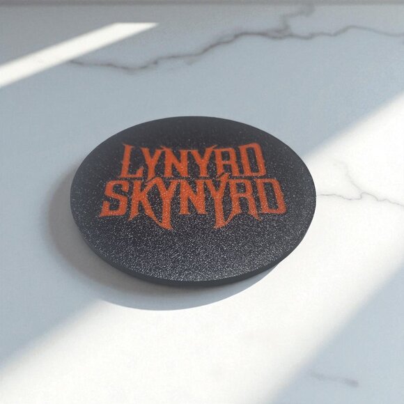 Lynyrd Skynyrd Coaster Set Red with Holder – Southern Rock Decor - Picture 1 of 6
